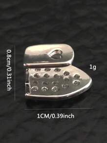 1 Peça Joia para Dente com Zircônia Cúbica em Estilo Hip Hop Unissex