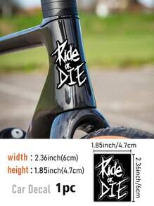 SUPSTICKER 1/4pcs Personalized Text Car Stickers, Suitable For Bicycle, Truck, Car And Laptop Decoration, Self-Adhesive PVC Waterproof Stickers, 1.85*2.36inch Personalised Stickers