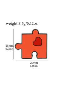 1 Pc Autism Awareness Teacher Enamel Pins Teach Accept Understand Love Brooches Lapel Badge Rainbow Picture Puzzle Pin For Autism Pin For Clothes Bag Charm School Kpop Backpack Teacher Supplies Bag Charms Cute Office Accessories Shirts Jacket Jewelry Christmas Halloween Autumn-Winter Accessories,Suitable For Teens, Youth,Men,Casual, Outdoor, Athletic, Vacation, Graduation Gifts, Birthday, Daily Wear Clothes Pin Funny Teacher Gifts - Multicolor - View 12