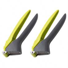 1 Peça Prensa de Alho de Plástico Fácil de Limpar - Plástico, Ferramenta de Cozinha Manual, Pica e Esmaga Facilmente, Esmagador de Alho