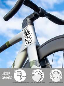 SUPSTICKER 1/4pcs Personalized Text Car Stickers, Suitable For Bicycle, Truck, Car And Laptop Decoration, Self-Adhesive PVC Waterproof Stickers, 1.85*2.36inch Personalised Stickers