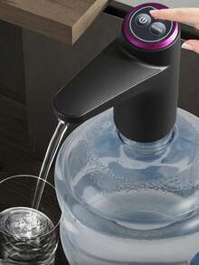 1 x 5 加仑水壶饮水机，便携式水瓶泵，适用于 2-5 加仑饮用水泵 USB 可充电饮水机