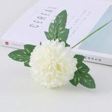 5/10/15 Stücke Künstliche Ping-Pong Chrysanthemen, stiellose künstliche Ping-Pong Chrysanthemen für den Heimgebrauch, lebensechte künstliche Ping-Pong Chrysanthemen für DIY Hochzeitsdekoration, geeignet für Zuhause, Büros, Cafés, Partys und Hochzeiten