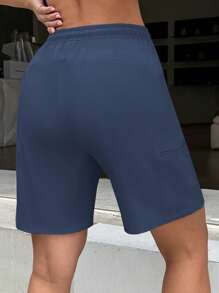 Short moto pour femmes, short cargo ample pour l'extérieur et l'entraînement, short de sport respirant et frais pour la gym