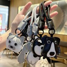 Móc khóa xe hơi hình chú chó con bằng da PU hoạt hình dễ thương, Mặt dây chuyền trang trí túi thời trang theo phong cách Bulldog và Beagle, Đồ trang trí treo tinh tế cho cặp đôi, Quà tặng sinh nhật ngày lễ tình nhân - Nhiều màu - Xem 10