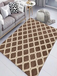 Alfombras de área de estilo abstracto moderno para interiores, nuevo material de terciopelo de perlas de felpa corta para dormitorio, sala de estar, comedor, cocina, oficina, felpudo para exteriores, camping, picnic, gateo de bebé, alfombra suave