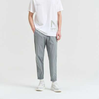 XTEP Sports Pants Men's Summer New Moisture Absorbing Quick Drying Running Fitness Woven Men's Sports Pants 976229570056