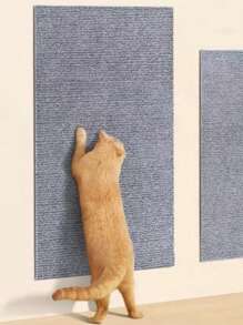 1pc Self-Adhesive Cat Scratching Mat For Walls, Carpets, Sofas & Furniture Protection, Suitable For Cat Scratching Posts