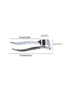 Kitchen Goodies, Metal Garlic Press, Manual Pulverizer, Multi-Purpose, Can Be Used To Press Minced Garlic, Minced Ginger, Etc., Handheld Ginger Press Kitchen Tool, Garlic Press For Home Use, Garlic Masher Small