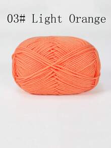 1/3 包 50 克 4 股钩针线，包含 3 毫米钩针 + 记号扣，初学者钩针工具套装，多种优质腈纶线，柔软舒适，适用于钩针编织项目、DIY 手工艺品、围巾、礼品（多种颜色可选）