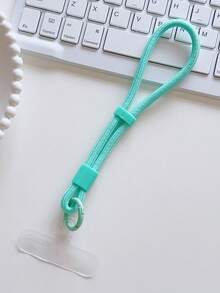 1 件短款坚固夹柄腕带，多用途，可装手机、钥匙、水瓶，可作为送给母亲、家人、朋友、生日、节日的礼物，手机挂饰，手机链