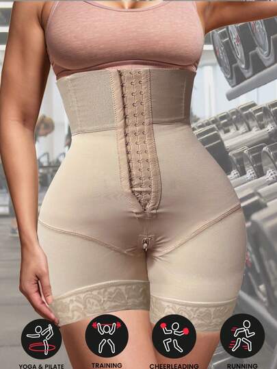 Sports Outdoor 1pc Women High Waist Body Shaper Tummy Control Butt Lifter Compression Waistband, Suitable For Yoga, Fitness, Body Shaping And Various Occasions Shapewear Shorts Waist Trainer Corset Gym Accessories For Belly Slimming Girdles, Lumbar Girdles For Belly Slimming Corset Spring
