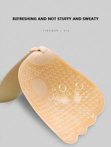 Sujetador adhesivo invisible de silicona para levantamiento de busto sin tirantes y sin espalda para mujeres de talla grande, para vestidos de noche y vestidos de novia - Multicolor - Ver 3