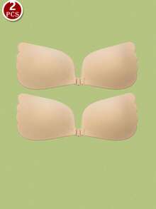 Sujetador adhesivo invisible de silicona para levantamiento de busto sin tirantes y sin espalda para mujeres de talla grande, para vestidos de noche y vestidos de novia - Multicolor - Ver 26