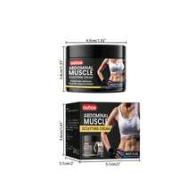 Crema reafirmante del abdomen, loción corporal súper reductora y moldeadora, esencia reafirmante para abdomen, rostro, cuello, muslos internos y glúteos, loción corporal hidratante - Negro - Ver 2