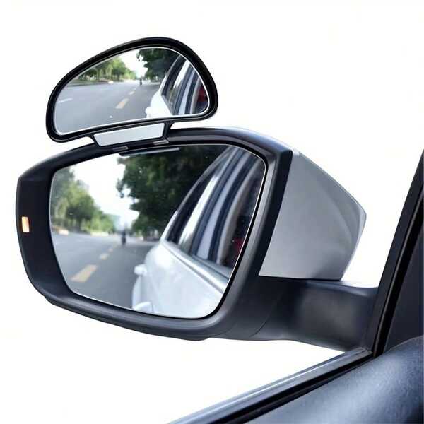 1PC Blind Spot Mirror, Car Rearview Mirror, 360-Degree Adjustable Wide-Angle Side Rearview Mirror, Wide-Angle Mirror, Quick Parking Method Auxiliary Rearview Mirror