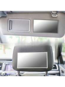 1倍/3倍放大倍率LED车载化妆镜，可充电，3种照明模式，亮度可调，带魔术贴绑带，适用于轿车、卡车、SUV - 送给女性/母亲的理想礼物，家居装饰，返校季必备