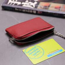 Minimalist Multifunctional Soft Leather Mini Ultra-Thin Card Holder Coin Purse Key Case Small Zipper Wallet For Men And Women For Women Travel Wallet Coin Wallet Wallet Mini Wallet Purse Wallet