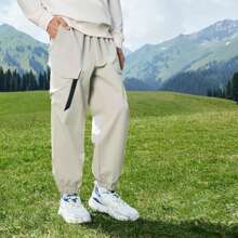 XTEP Xtep Cargo Pants For Men, Spring 2025 New Arrival Outdoor Large Pocket Casual Men's Commuter Versatile Tapered Athletic Pants. 876329560067
