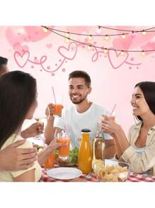 36 pajitas con forma de corazón color rosa, pajitas lindas empacadas individualmente, pajitas rosas adecuadas para cócteles, fiestas de cumpleaños, bodas, regalo de novia para el Día de San Valentín, útiles escolares