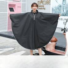 New Rain Jacket Pullover Hiking Motorcycle Riding Raincoat Double Brim Reflective Side Hand Cover Rainproof Plus Size - Double Brim Reflective Edge Lemon Yellow - View 3