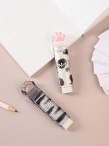 1pc Creative Push-Pull Eraser, Cat's Paw Shaped Retractable Eraser, Portable School Supplies, Manual Eraser, Essential School Supplies For Students , Back To School Gifts