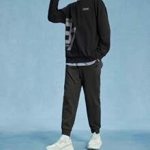 XTEP Xtep Sports Pants Men's Spring Official Loose Printed Men's Pants Casual Ankle Pants 976129630316