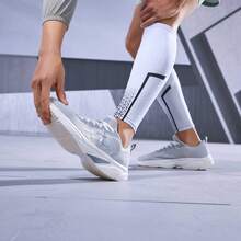 XTEP Integrated Molding Third Generation Physical Examination Edition | Running Shoes Men's Shoes Shock Absorbent Physical Testing Professional Sports Shoes Top Scorer 877119110026 - Smoke Ash - View 4