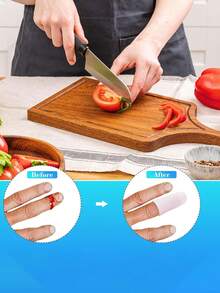 2件/4件/6件/8件/10件凝胶指套，硅胶指套，拇指保护手指支撑帽手套 - 彩色 - 查看 5