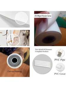 1pc Frameless Canvas Mural Inspired By , With A Motivational Quote Of "The World Belongs To You", Made Of Soft Canvas Material, Suitable For