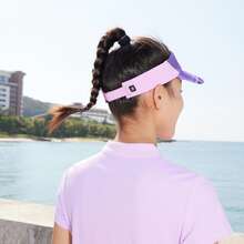 XTEP Sombrero de copa para hombre y mujer - Gorra deportiva para pareja, sombrero profesional para maratón, entrenamiento al aire libre, sombrilla, carrera, correr - 878137260037 - Rosa púrpura - Ver 3