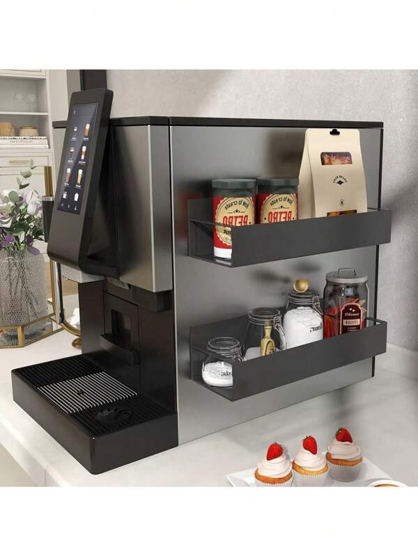1 pieza - Estantes magnéticos para especias - Organizadores de refrigerador y congelador, set doble, almacenamiento ordenado, adhesión fuerte, estantes de almacenamiento de cocina, ahorra espacio