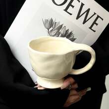 [Brand] 〖Design-Sense Stemware〗 Unique Handmade Ceramic Dessert Cup/Mug, New Style Coffee Cup, Minor Defect - Mug - View 10