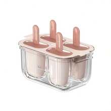 Easy-Release Ice Pop Maker Leak-Proof Lid, Freeze Safe For Juice & Fruit, Plastic, Makes 4 Homemade Ice Pops, Ice Pop Mold - Multicolor - View 5