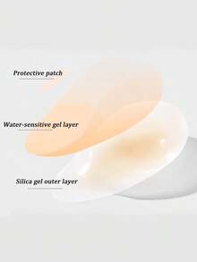 实心硅胶乳房花瓣，超薄无缝隐形乳贴，水滴形提拉支撑乳房花瓣