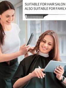 1pc/7pcs Professional Point-Tailed Comb Pin-Tailed Comb Rat-Tailed Comb Parting Comb Stainless Steel Tail Comb Anti-Static Hairbrush: Multi-Functional Comb For Normal Hair For Combing Out Tangles Hair Styling Candy Colours, Ideal For Hairdressers, Salons And Home Use,Hair Brush,Comb,Hair Tools,Hair Products And Accesories For Barber Salon Beauty Travel Essentials,Back-To-School Season