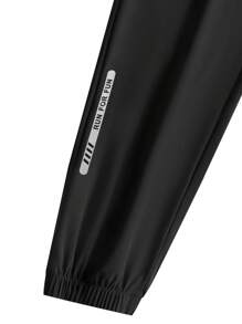 1pc Women's Lightweight Ice Silk Sports Pants, Breathable & Quick Dry With Ankle Cuffs, Drawstring Waist, Zipper Pockets, Suitable For Outdoor Activities And Casual Hiking