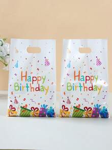 10/25/50 Stücke Geschenkbox Muster Geburtstag Geschenktüten, Geburtstags-Baby Dusch-Party Familie Freund Urlaubs-Party Dekoration Zubehör, Geburtstags-Party Danke Geschenktüten, Vielseitige Geschenkverpackung Zubehör