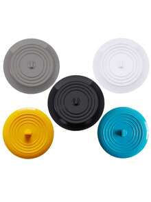 Bathtub Drain Plug, Large Silicone Bathtub Drain Plug Hair Plug Essential Universal Flat Suction Cup Cover, Shower Kitchen Cover For Kitchen Bathroom Accessories And Laundry Room