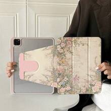 360° 旋转折叠式外壳可轻松保护您的 iPad：智能外壳兼容 iPad Air 6、Air 5、4 和 iPad 10（10.9 英寸） - Apple iPad Pro 2024 非常适合忙碌的会议、旅行冒险和舒适的家庭放松 - 彩色 - 查看 1