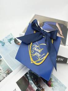 Set de 12/24 piezas de bolsas de papel con forma de corazón pequeñas con decoración de moño, bonitas para decorar y dar regalos en días festivos - Multicolor - Ver 8