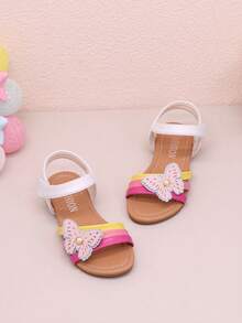 Korean Style Girls Casual Summer Sandals - White - View 3