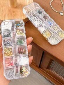 6 件珠宝收纳托盘，天鹅绒珠宝收纳盒展示托盘，适用于戒指、项链、耳环、手镯、手表等。容量大，多功能，适用于珠宝参展商、零售展示和个人组织