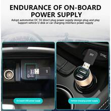 Car Bluetooth 5.4 FM Transmitter Handsfree Call Mini USB Power Car Kit Auto Stereo Wireless Audio Adapter Receiver For FM Radio - Black - View 7