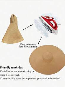 1pc Women's Large Brim Breathable Sun Hat, Solid Color, Comfortable And Suitable For Fishing, Cycling, Outdoor Activities, Beach Fun - Khaki - View 10