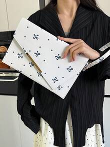 New Design Sweet Fashion Envelope Large Capacity Handbag, High-End Niche Evening Clutch Bag