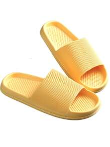 1 par de zapatillas de interior de EVA, zapatillas de hombre, zapatillas antideslizantes de mujer para el baño, para viajes de negocios en hotel, zapatillas ligeras, chanclas, zapatillas de baño, cómodas zapatillas antideslizantes de suela blanda para uso casual al aire libre en la playa, zapatos multiusos, zapatillas antideslizantes y silenciosas de suela gruesa, zapatillas de hogar de suela blanda y suave, resistentes al desgaste y al olor, adecuadas para baños y dormitorios durante la temporada de vuelta al colegio.