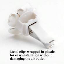 2pcs Car Air Vent Clip-On Floral Fragrance Diffuser, Auto Interior Decor Accessories For Driver & Passenger Side