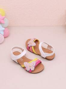 Korean Style Girls Casual Summer Sandals - White - View 4
