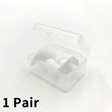 1/5 Paar wasserdichte Silikon-Ohrstöpsel für Erwachsene - wiederverwendbare Schwimmohrstöpsel mit zarter Textur, strapazierfähiges Design zum Duschen, Baden, Surfen, Schnorcheln und Wassersport Zubehör